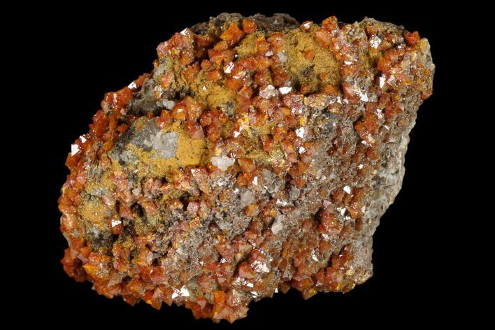 Red-Orange Bipyramidal Wulfenite Crystals - Melissa Mine, Arizona #118993